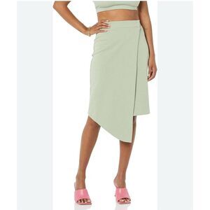 NEW TEREA Desert Sage Hazel Wrap Midi Skirt Skirt 3X